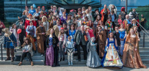 Cosplay Gruppenfoto auf der FedCon